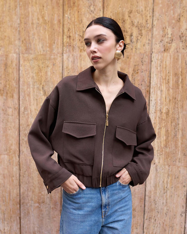 Veste Zoey zippée à poches