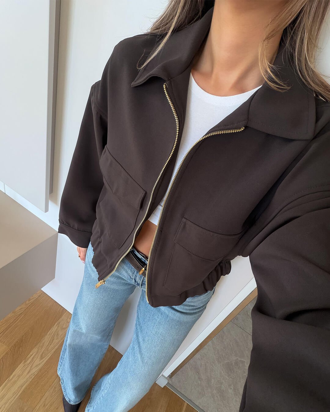Veste Zoey zippée à poches
