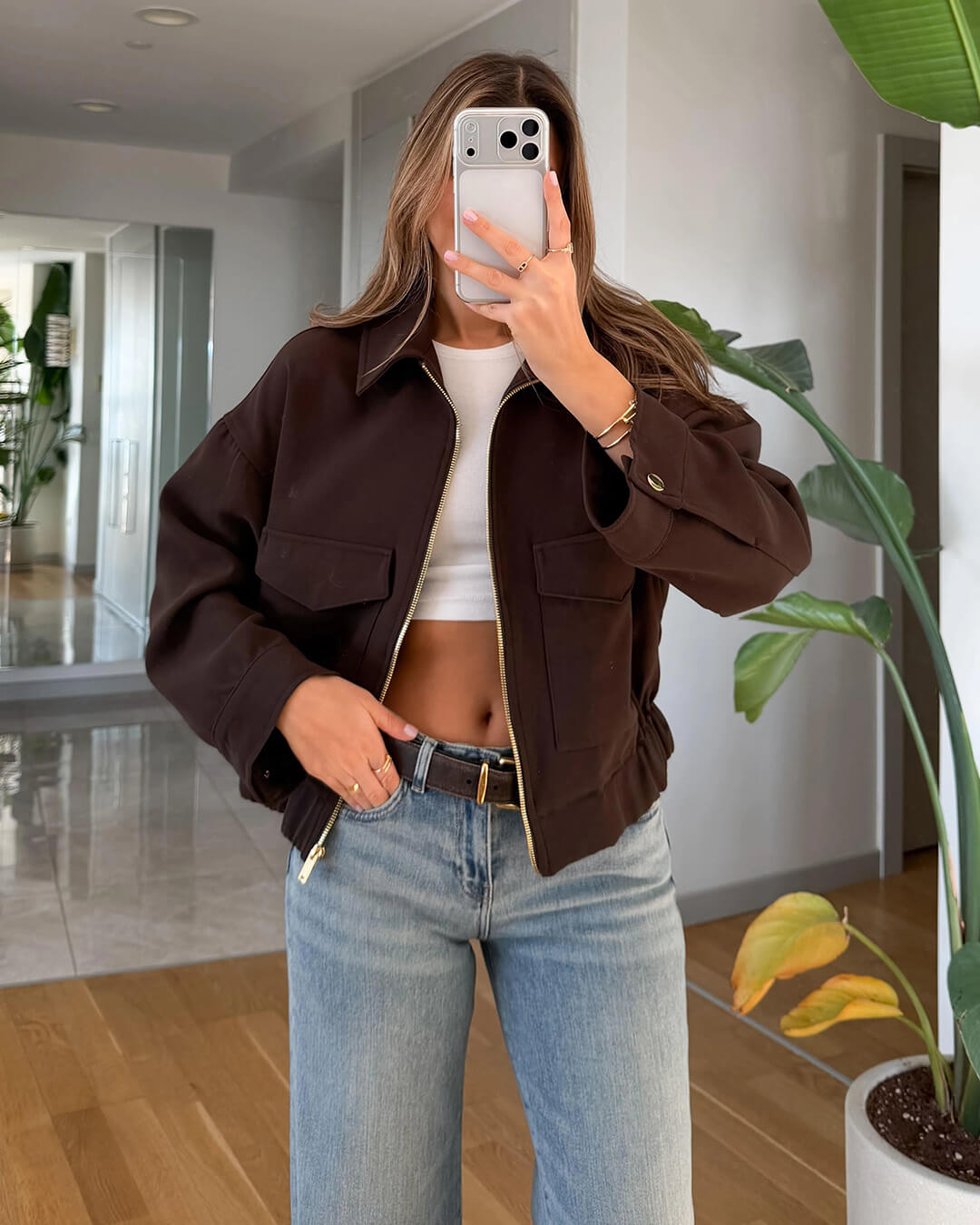 Veste Zoey zippée à poches
