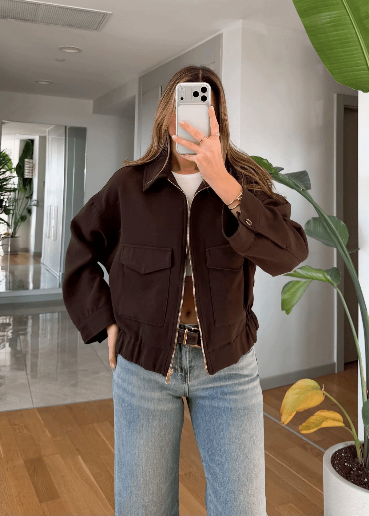 Veste Zoey zippée à poches